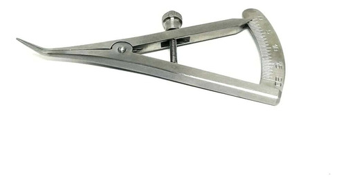 Compasso Castroviejo Odontológico - Ponta Seca Curvo 20mm Tipo De Alicate Curva
