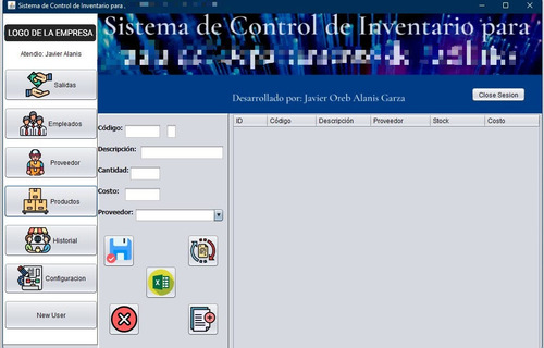 Sistema Control De Inventario