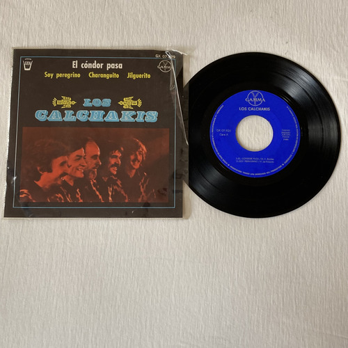 Los Calchakis / El Condor Pasa Vinilo 7 1974 (Usado)