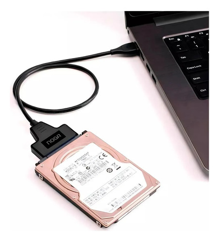 Cabo adaptador de disco rígido Noga USB 3.0 para Sata2.5 HDD - conector SATA - dock SATA - cabo SATA - cabo USB SATA - cabo USB - cabo SATA