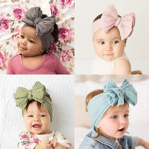 Cinta Para La Cabeza De Moño De Pelo Grande, Turbante