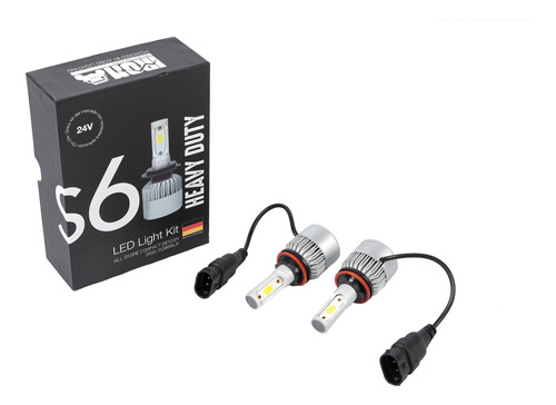 Kit Cree Led S6 H7 22000 Lm Linea Pesada 24v Cooler Iron Led