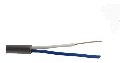 Imagen 2 de 3 de Cable Telefonico / Alarma - 2x0.6mm 100% Cobre - Rollo 300m