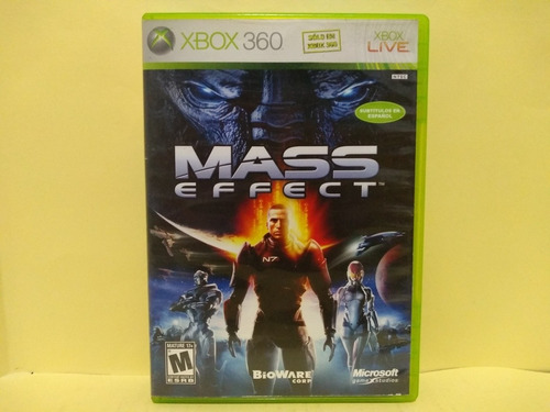 Mass Effect 1 Xbox 360 Usado Completo Buen Estado.