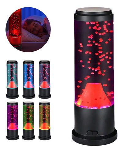 Lámpara Volcánica Con Luces Led Multicolor Multicolor