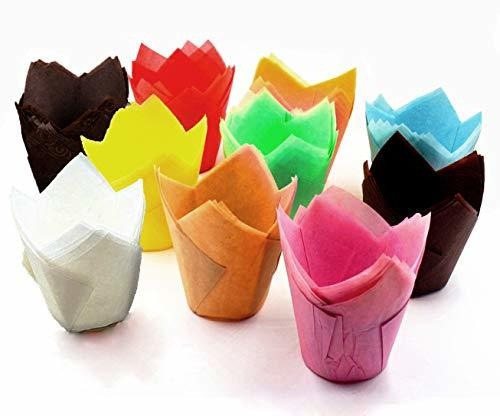 200 Moldes Para Magdalenas Cupcake Muffin Colores Surtidos