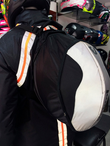 Maleta Porta Casco Compacto Reflectivo Moto Velont