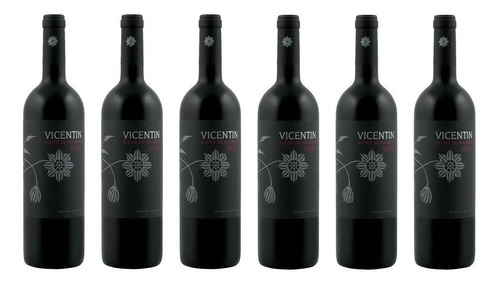 Vino Vicentin Blend De Malbec Caja X 6 X 750ml. Envíos!