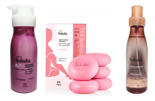 Natura Tododia Body Splash + Crema Corporal + Jabon X 5 Uni