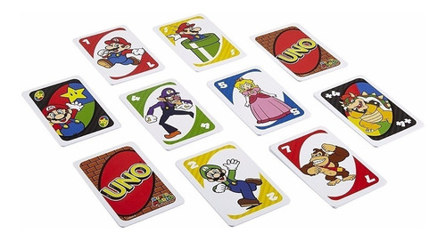 Uno Super Mario Bros Juego De Mesa Cartas Edición Especial