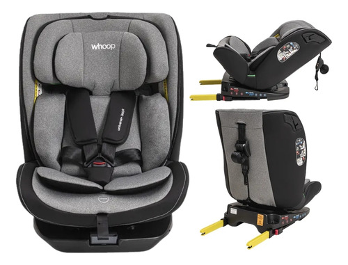 Cadeira Para Auto Kiddo Universe+ 306 Melange Cinza Até 36kg