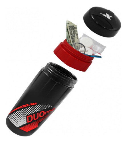 Porta Ferramentas Xlab Duo Pod 600ml Cor Preto/vermelho