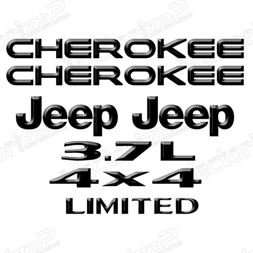 Emblemas Jeep Cherokee Liberty 3.7 L 4x4 Retiro Personal