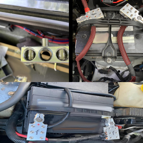 Abrazadera De De 6 Vías Para Automóvil Calibre 1/0 Awg,