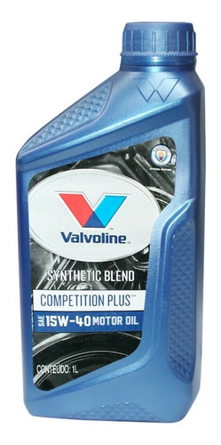 Óleo 15w40 Valvoline Competition Plus Sae Semissintético 1l