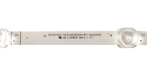 Tiras De Leds Para Hisense Modelo: 43a60gv Kit 3 Tiras