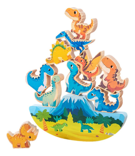 Bloques De Madera Balance Game Sensory Educational Animal