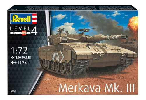Tanque Merkava Mk Iii - 1/72 Revell 03340