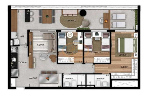 Apartamento Com 3 Dormitório(s) Localizado(a) No Bairro Saúde Em São Paulo / São Paulo - 5178:909759