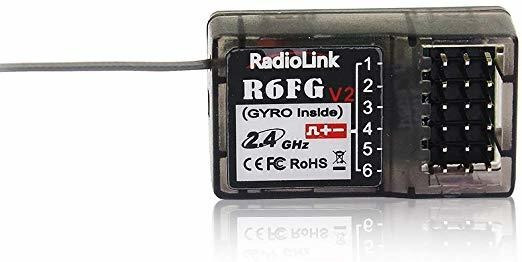 Radiolink RC4GS V2 2.4G 4CH Controlador Transmisor De Radio R6FG receptor coche barco 