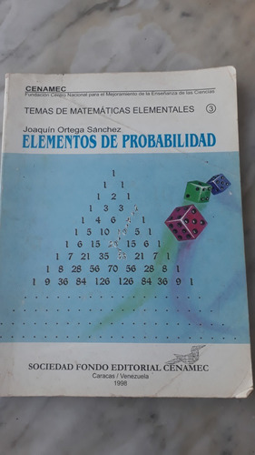 Elementos De Probabilidad Joaquin Ortega