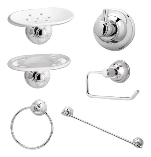 Set Accesorios Baño Peirano Linea 2000 - Kit 6 Piezas 2006