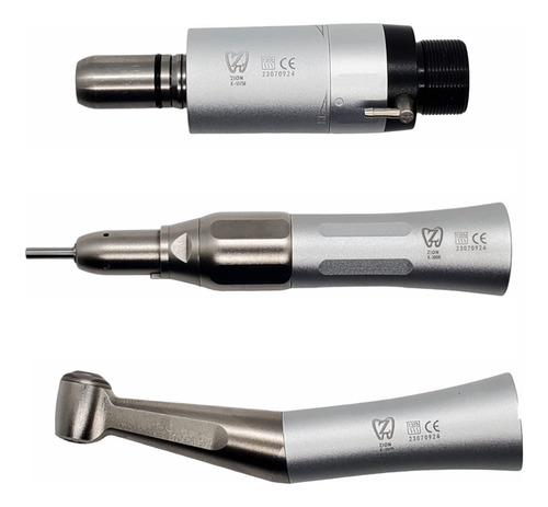 Kit Contra Angulo Micromotor Peça Reta Baixa Rotação Zion