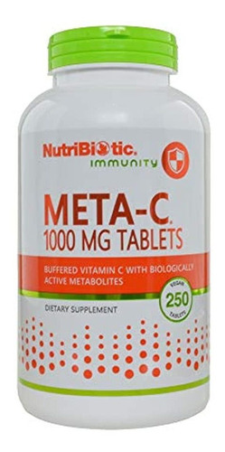 Nutribiotic Meta-c Tabs, 1000 Mg, 250 Unidades