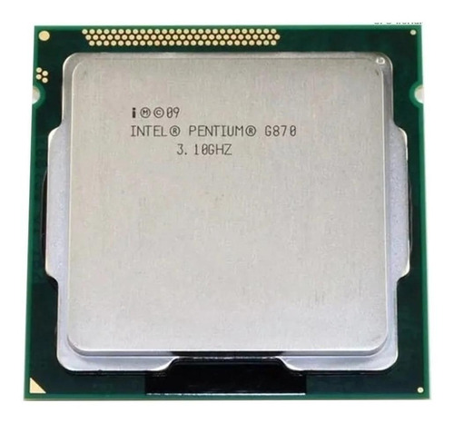 Processador gamer Intel Pentium G870 BX80623G870  de 2 núcleos e  3.1GHz de frequência com gráfica integrada