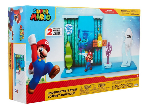 Nintendo Set Figur Super Mario Bros Juego Submarino Nt400184