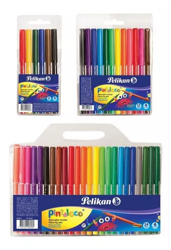 Marcador Pelikan Pintaloco Jr x 24 colores