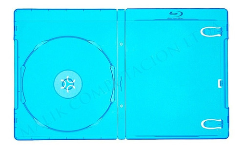 Caja Bluray Azul Single 12mm - Pack 50 Unidades