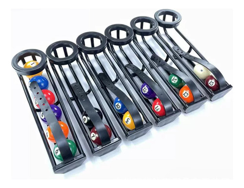 6x Accesorios De Riel De Bolsillo Para Mesa De Billar,
