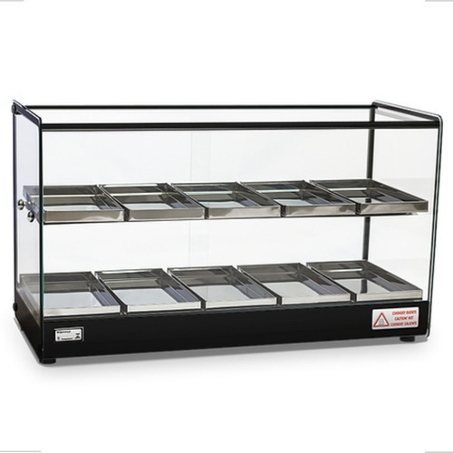 Estufa Vitrine Quadradadupla Led Salgado 10 Bandeja Evr Titã 220V