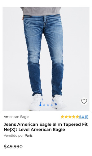 Jeans American Eagle Slim Tapered Fit Next Talla40(29/30-32)