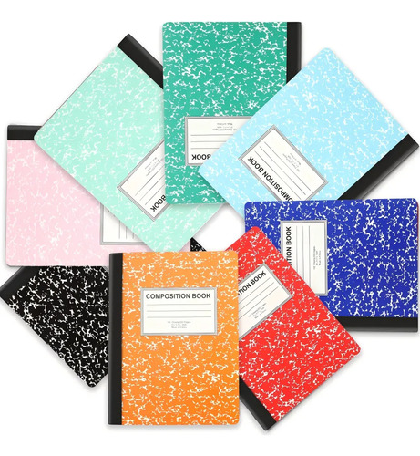 Libreta Cuadernos Cosida Profesional Escolar 100 Hojas 8pz Color Color