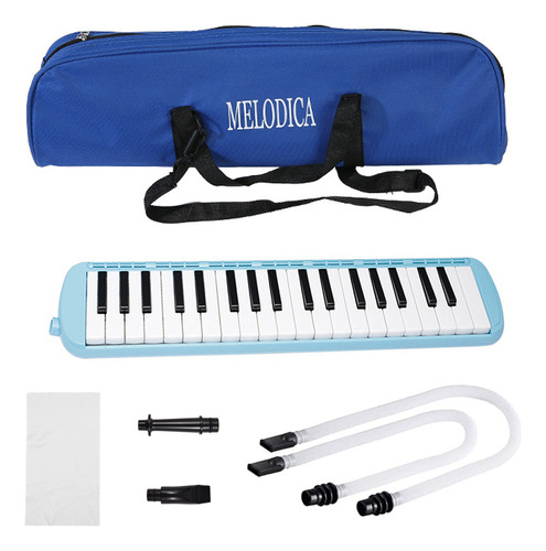 Pipa Melodica De 37 Teclas Melodica Para Soplar Con Boquilla