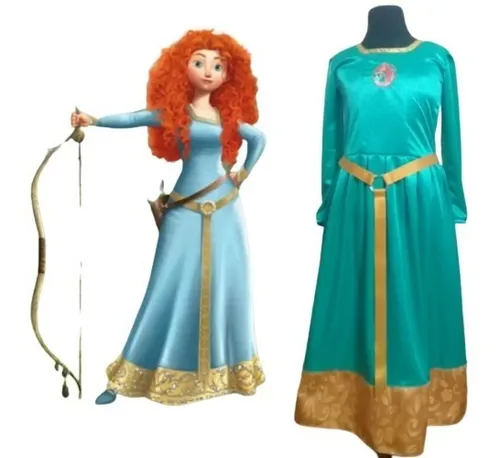 Disfraz de Merida Disney para mujer