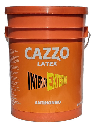 Cazzo Latex Interior Lavable Color Blanco 20 Litros 