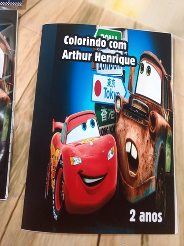 Livro  Para Colorir Carros- 15 Unidades- Qualquer Tema