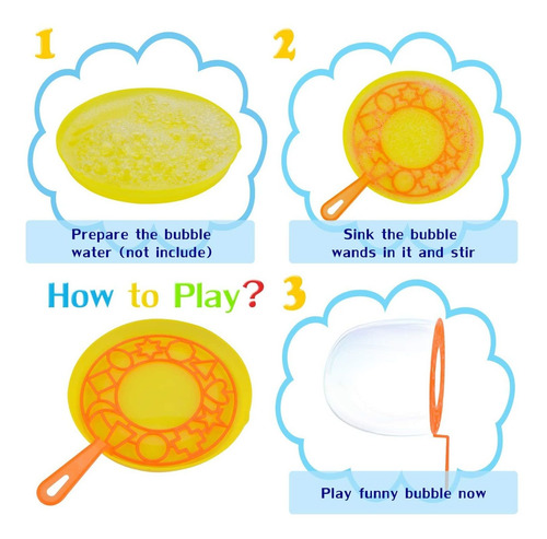 B Bangcool Juego De Varitas De Burbujas Varita De Burbujas