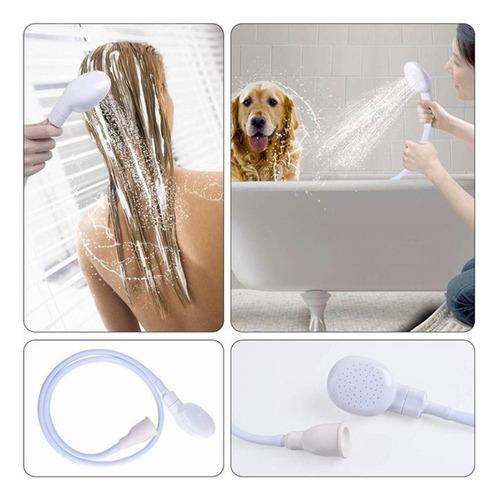 Y Manguera Regadera Para Baño Mascotas Cabezal Ducha