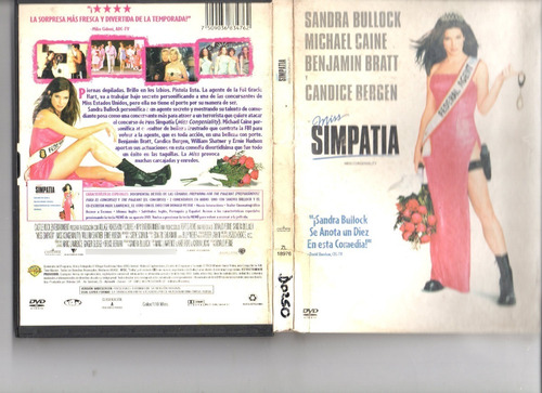 Miss Simpatía (2000) - Dvd Original - Mcbmi