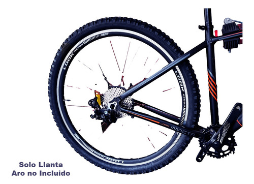 Llanta Bicicleta R29x2.35 Amass Montaña Gajo Grueso Negra