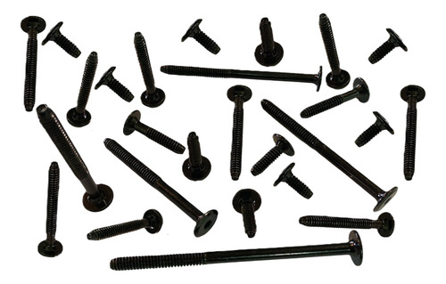 Tornillo Conector Allen Acabado Negro 1/4x80 Mm (100 Pzas)