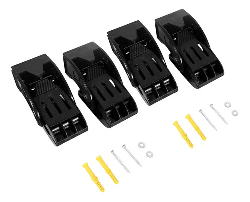 Mxg-gj 4 Piezas Abrazaderas Para Tapete De Lavado De Autos