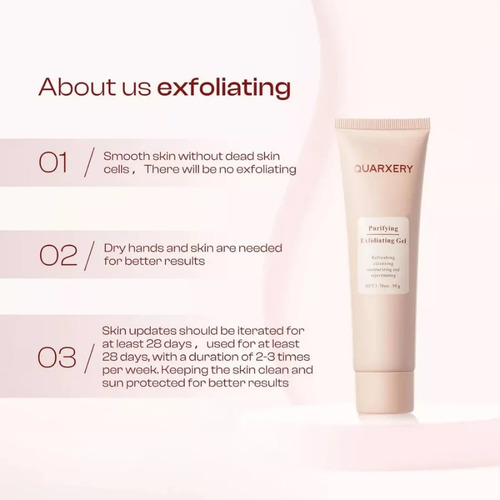 Gel Exfoliante Quarxery, Gel Exfoliante Suave, 2