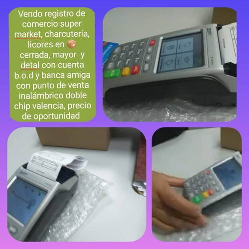 Imagen 2 de 5 de Registro De Comercio Súper Market Punto De Venta Inalámbrico