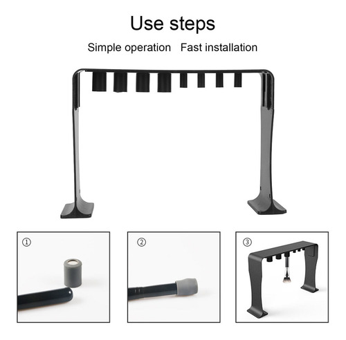 Soporte Magnético Para Secar Brochas De Maquillaje, 12 Pieza