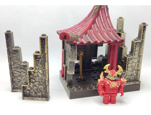 Mega Bloks Dragons Metal Ages Templo Rojo